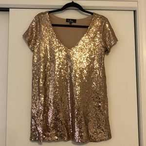 Lulu’s Sequin Shift Dress